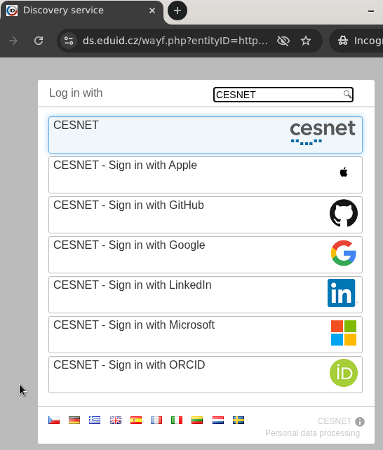 Externí poskytovatelé identit